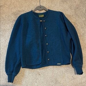 Geiger Collections Blue Button-Up Jacket